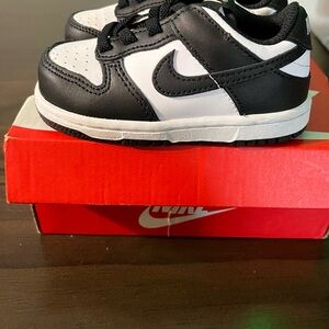 Nike Kids Black and White Sneakers